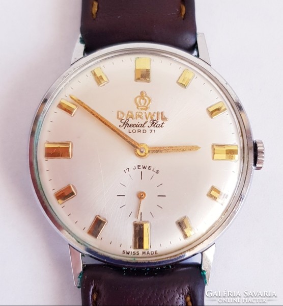 Darwil special flat lord 71 men's watch