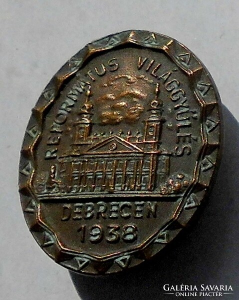 Reformed World Assembly in Debrecen 1938 badge
