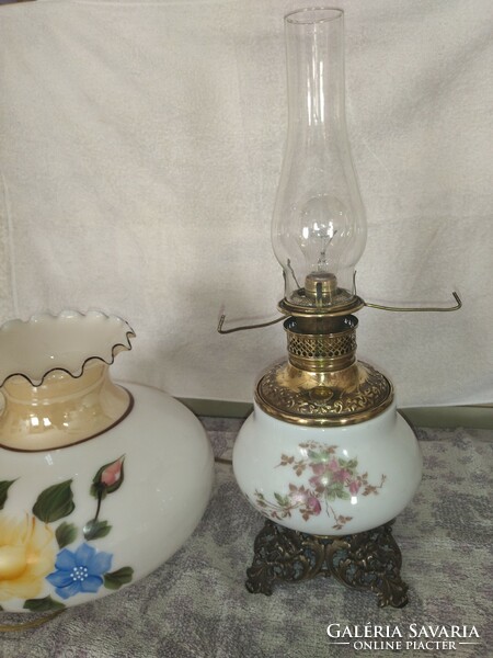 Gyönyörű Vintage nagy méretű komplett asztali lámpa