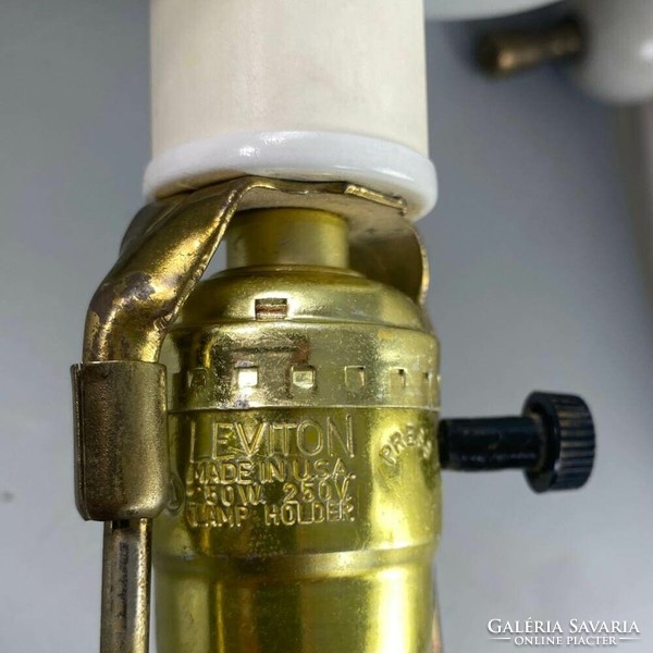 Leviton mid-century amerikai kerámia lámpapár
