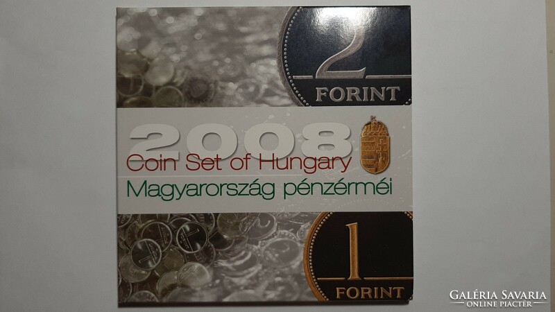 Coins of Hungary 2008 circulation series proof unc