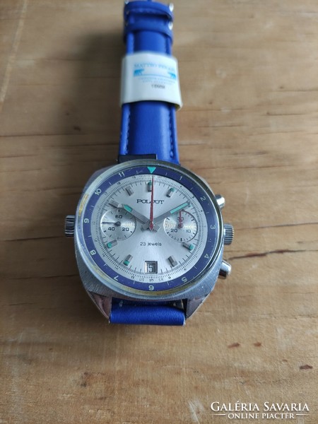 Poljot chronograph vintage wristwatch