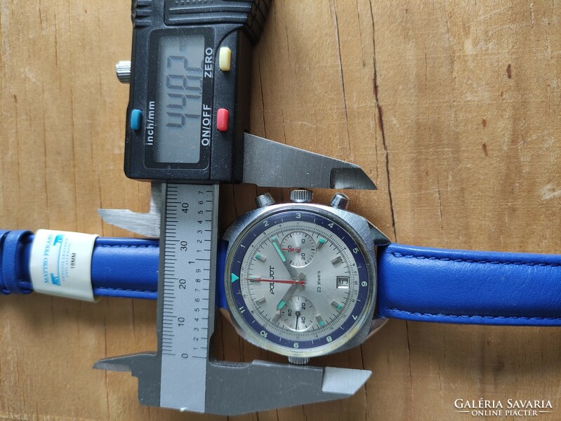 Poljot chronograph vintage wristwatch