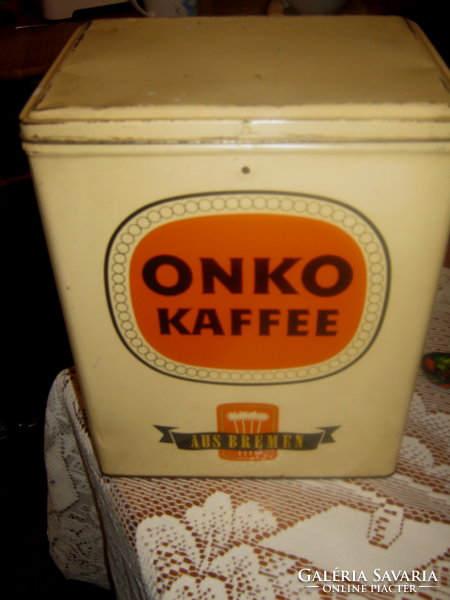 Old Onko coffee can Bremen tin can 31 cm high