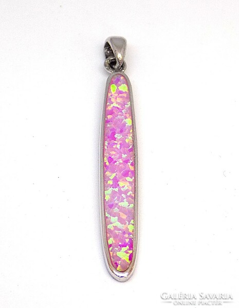 Opal stone silver pendant (zal-ag54800)