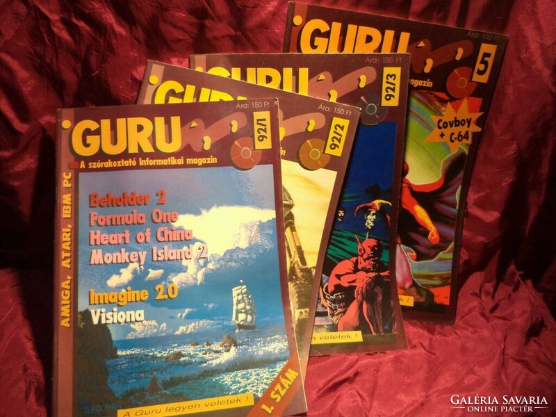 [Abc] guru magazine 1992/1,2,3,5, commodore amiga