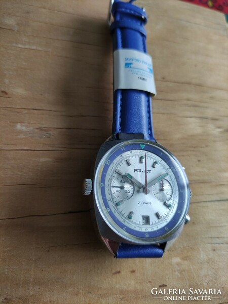 Poljot chronograph vintage wristwatch