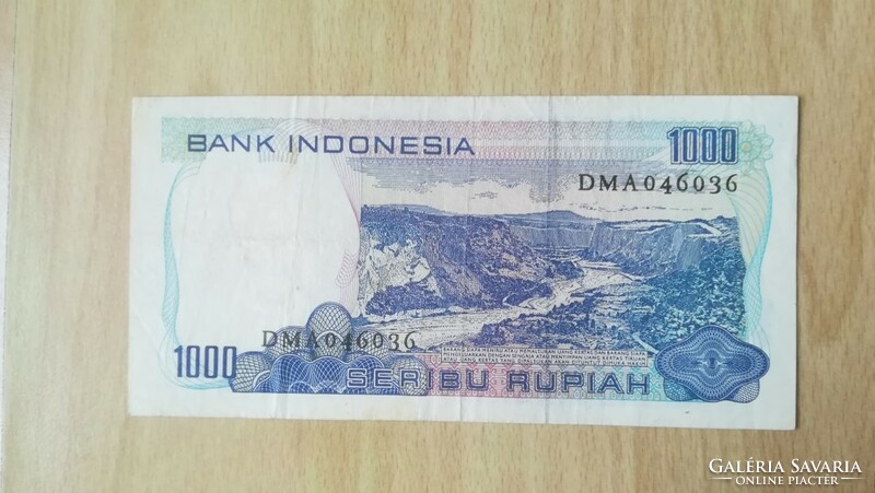 Indonézia 1000 Rupiah 1980