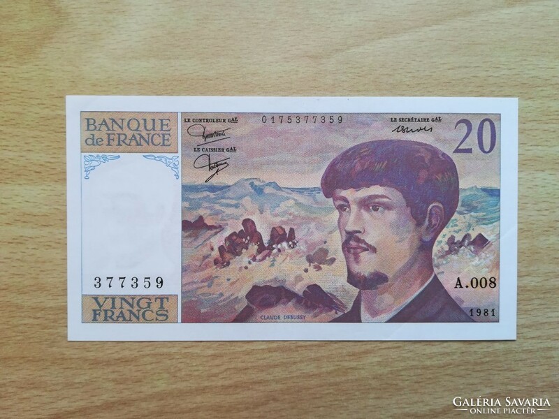 Franciaország 20 Francs 1981 R   UNC