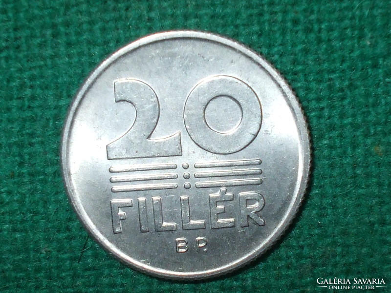 20 Filér 1973 ! It was not in circulation! Greenish!
