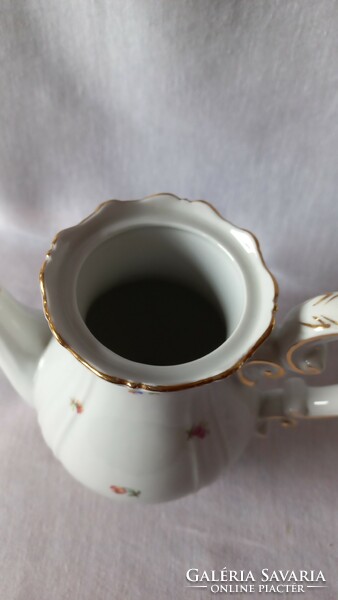 Zsolnay virágos kávé kiöntő