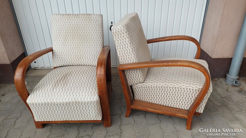 Francia Art Deco fotel pár