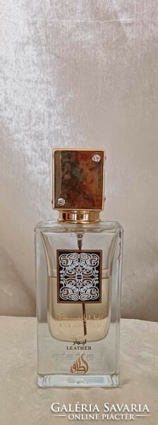 60-70% of Lattafa ana abiyedh leather perfume in the bottle. Strong oriental very long-lasting fragrance