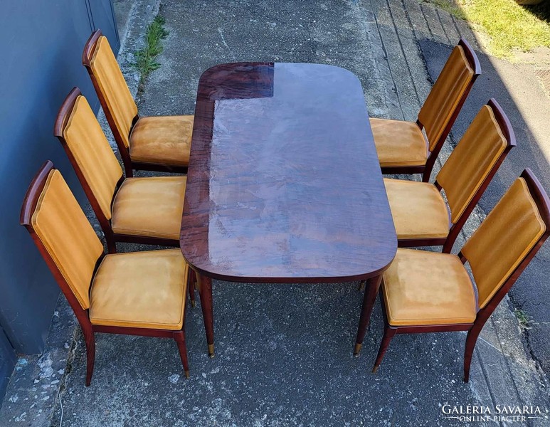 Vintage mcm dining room in art deco style