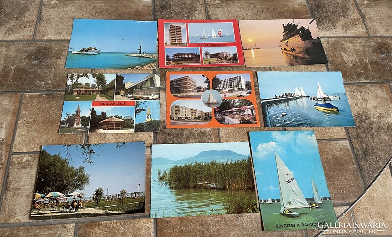 Balaton Balaton postcard pages nostalgia