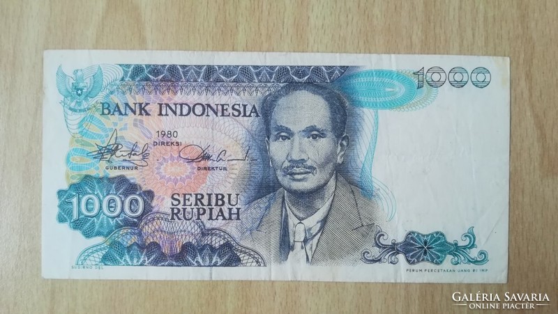 Indonesia 1000 rupiah 1980