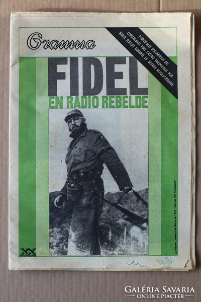 Cuban Revolution 20th Anniversary commemorative issue fidel castro che guevara