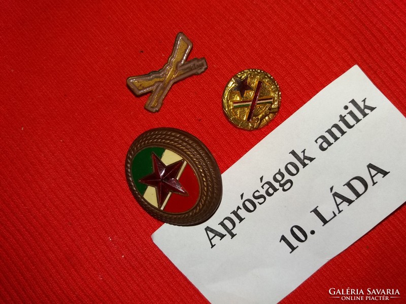 Old Hungarian military badges 3 in one according to the pictures