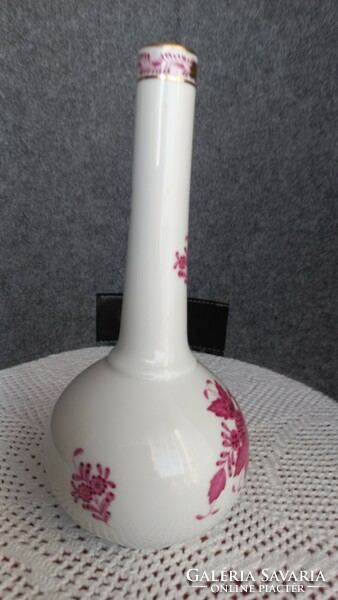 Herend porcelain vase, marked, numbered, undamaged, height: 19.3 cm, mouth diameter 2 cm