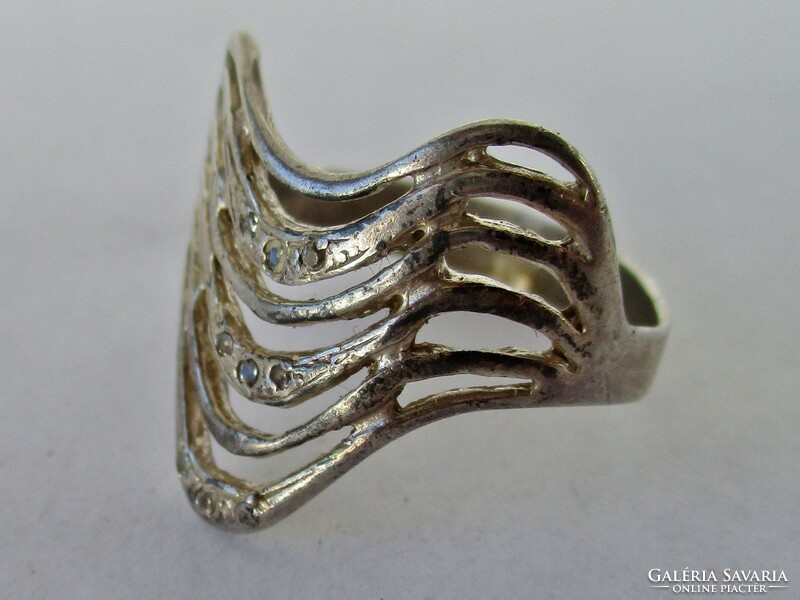 Unique beautiful handmade silver ring