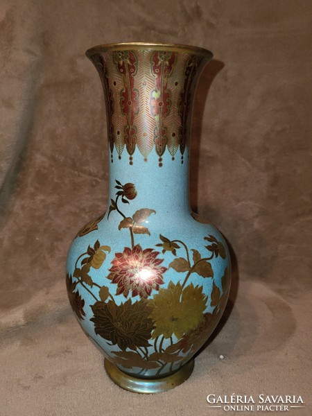 Zsolnay multi-fired Art Nouveau vase in rare colors