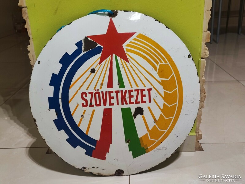 Szövetkezet Ritka Zománctábla