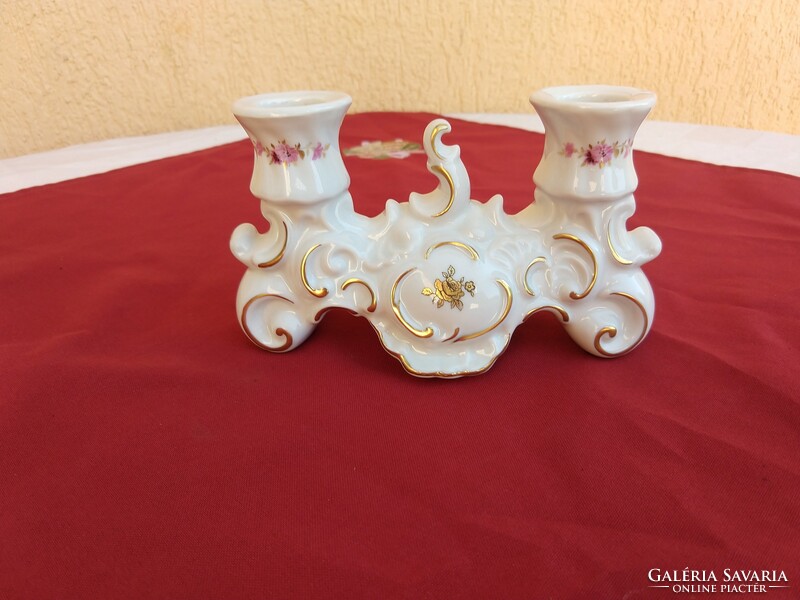 Two-prong wallendorf candle holder,,17x10 cm,,perfect..