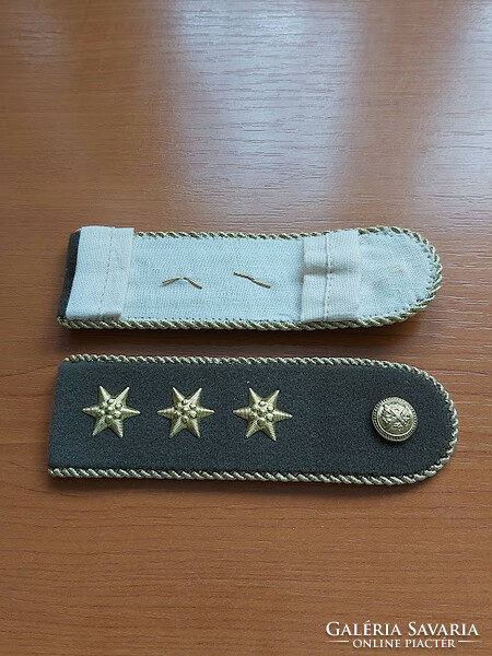 Mh captain's rank with white back plate shoulder plate #