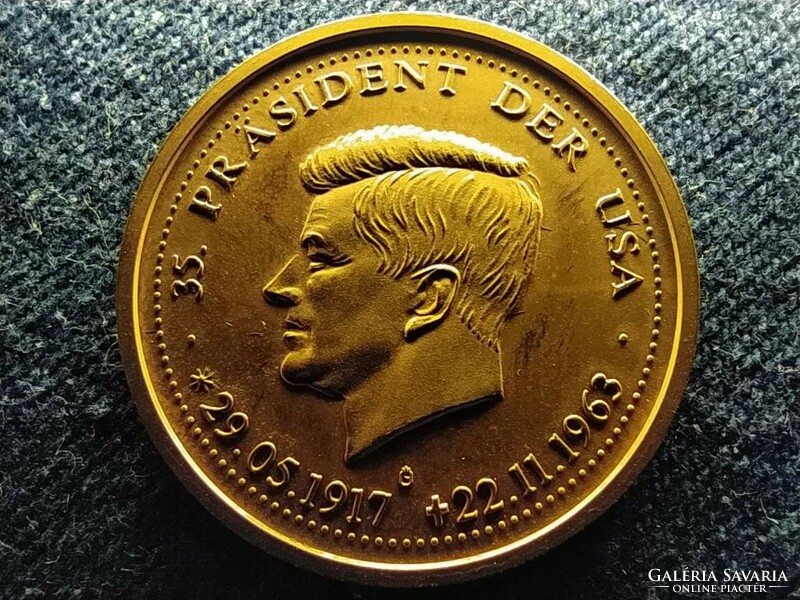 35th US President John F. Kennedy in Berlin commemorative medal (id64581)