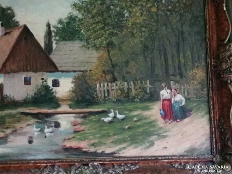 Old oil painting