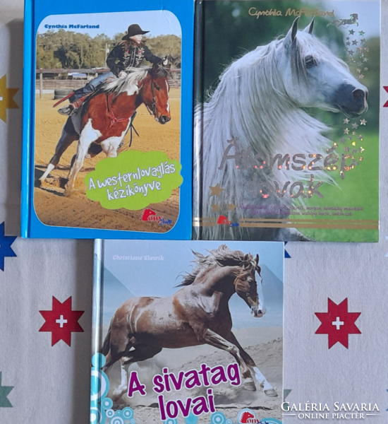 Képes paci lexikon és egyéb lovas könyvek