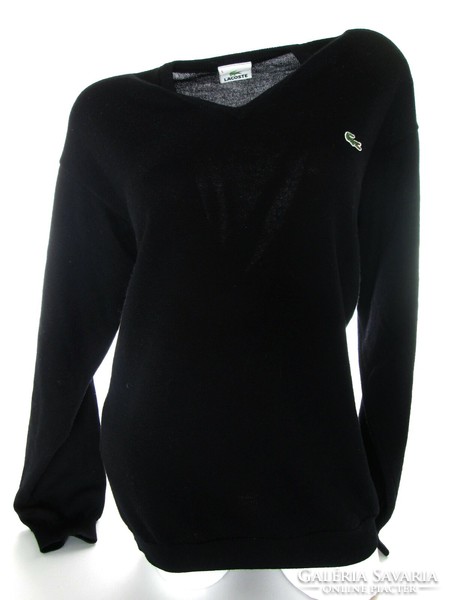 Original lacoste (xl) elegant long-sleeved women's wool sweater