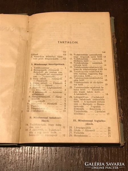 Dr. Kálmán miksa - entitled French conversation and dictionary, language book. Lampel r.Kk. /Wodianer f. And his sons