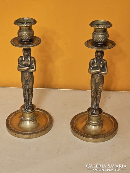 Pair of empire candlesticks