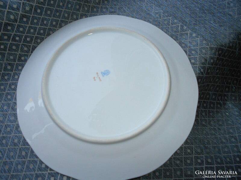 Herendi MHG mintás tányér, arany kontúr 25,5 cm