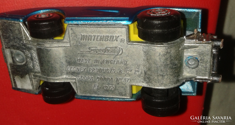 Original 1972! Matchbox soopa coopa no 37 blue color lesney england