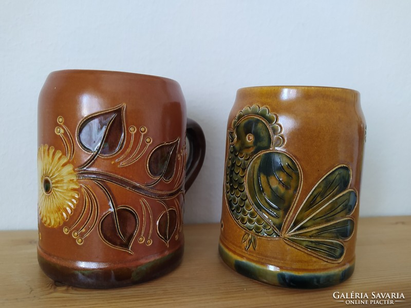 Rembserhof ceramic (achim gelhard) mug/jug pair