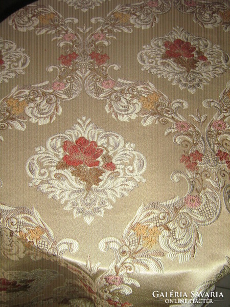 A beautiful silk brocade bedspread