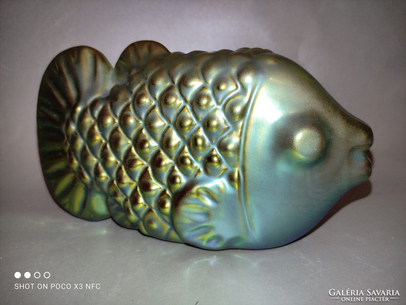 Zsolnay eozin hal Nádor Judit modernista hal szobor