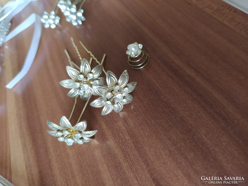 Wedding/occasional stone hair pins, hair accessories, belt