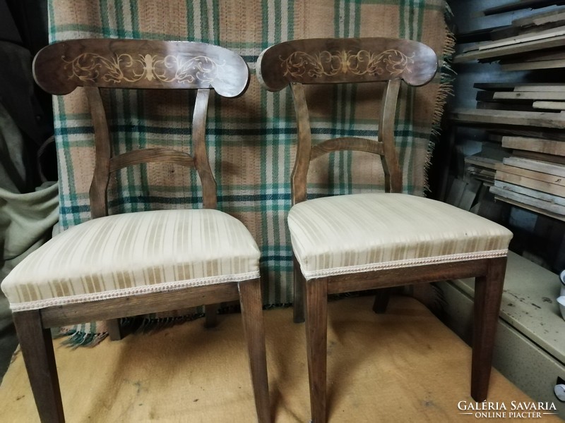Biedermeier székek, 2db