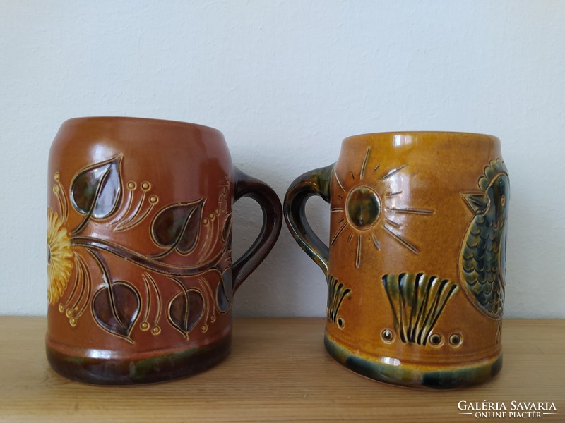 Rembserhof ceramic (achim gelhard) mug/jug pair