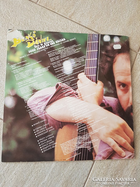 Benkő Dániel Ezer év gitáron lemez LP Bakelit vinyl hanglemez