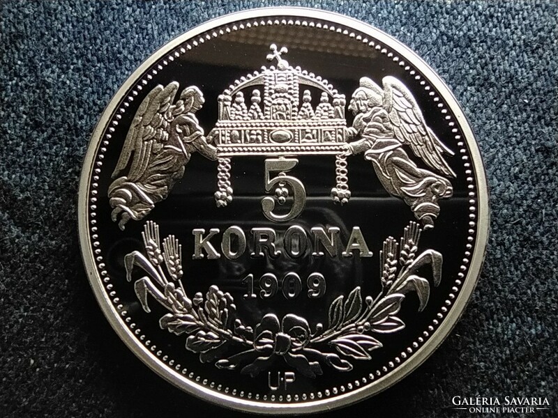 Királyi Koronák Utánveretben I. János 5 korona .999 ezüst PP (id57483)