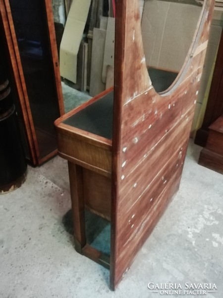 Antique mirror cabinet, dressing table, dressing table