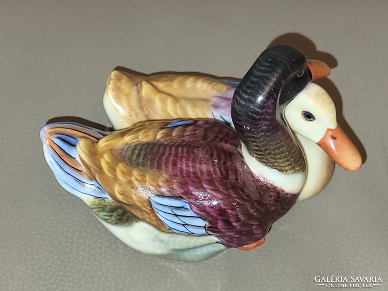 Pair of colorful ducks from Herend