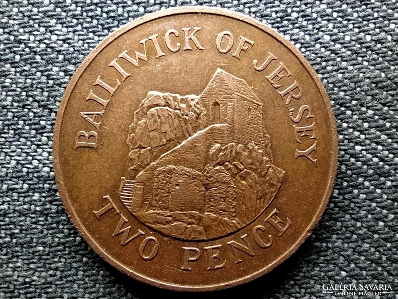 Jersey II. Erzsébet St. Helier remetelak 2 penny 1988 (id49021)