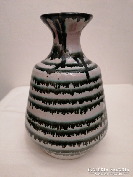 Lehoczkyné applied art ceramic vase