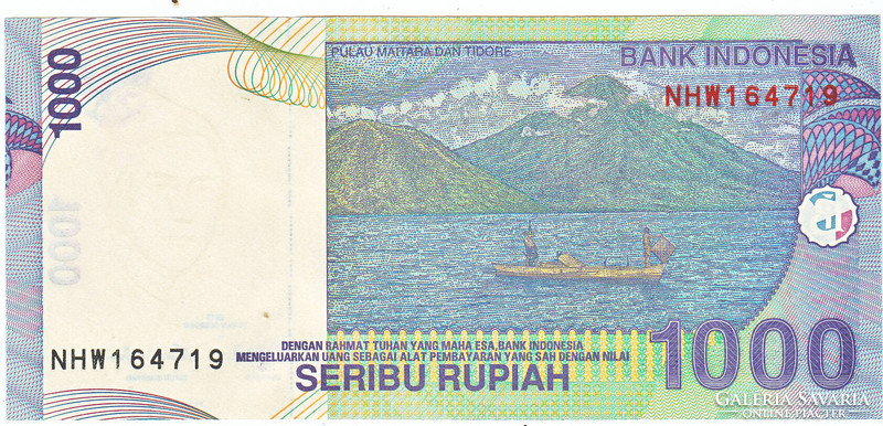 Indonézia 1000 rúpia 2013 UNC