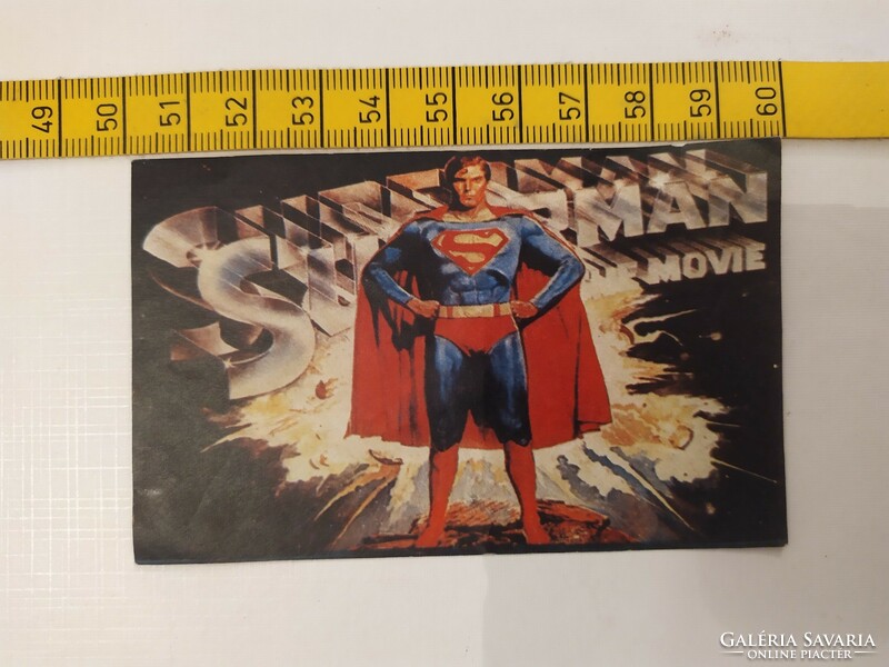 For collectors! Superman the movie paper sticker 1980 (?)
